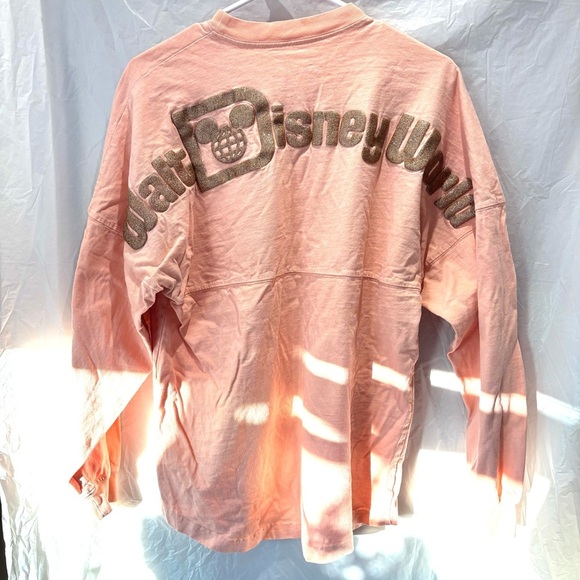Disney Parks Spirit Jersey Walt Disney World Rose Gold metallic SZ XS NWOT - Picture 4 of 14